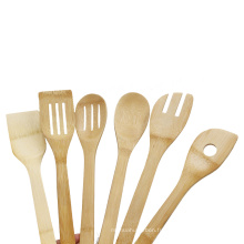 Outils de cuisson de cuillère de pelle de cuisine en bambou réutilisable biodégradable écologique